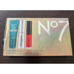 Boots No7 Stand Out‎ Favorites set Protect&Perfect serum + Lip Gloss + Mascara